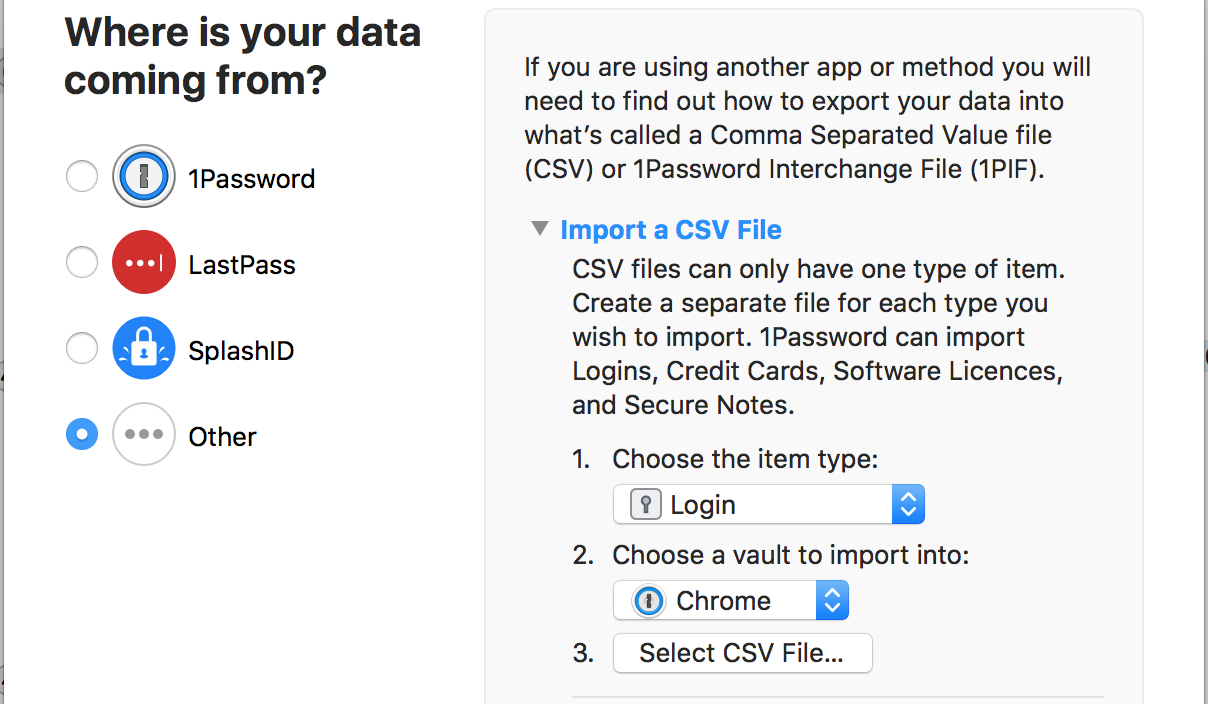 1password import csv